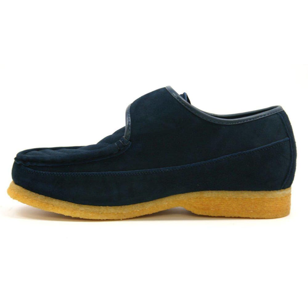 British Walkers Royal Men’s Black And Navy Leather Suede