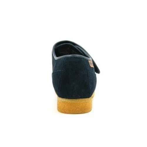 British Walkers Royal Old School Men's Navy Blue Leather And Suede Slip Ons Shoes by British Walkers – Don't Panic Shoes