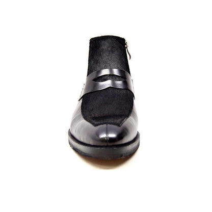 British Walkers Shick Men's Unique Leather And Pony Skin Boots Shoes by British Walkers – Don't Panic Shoes