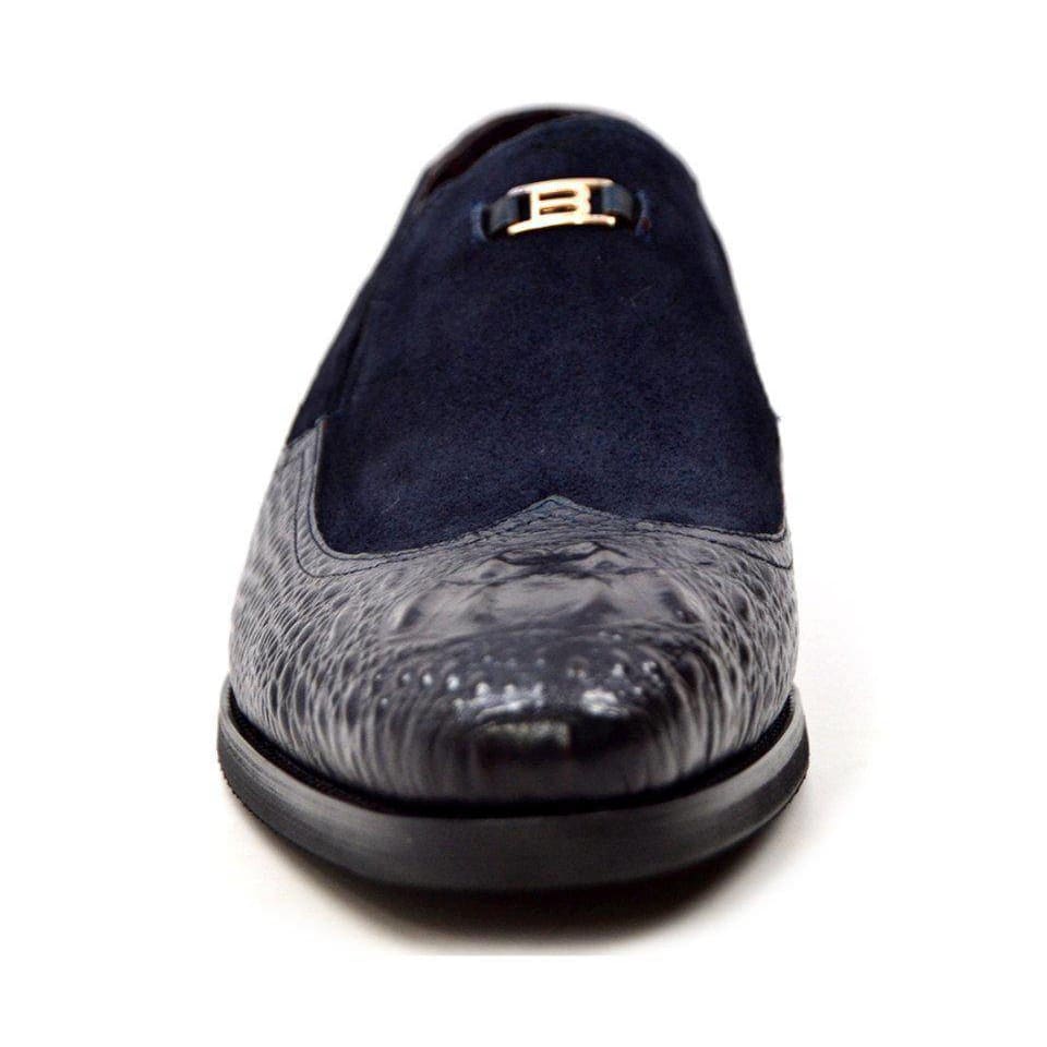 British Walkers Shiraz Croc Men's Crocodile Leather And Suede Loafers Shoes by British Walkers – Don't Panic Shoes