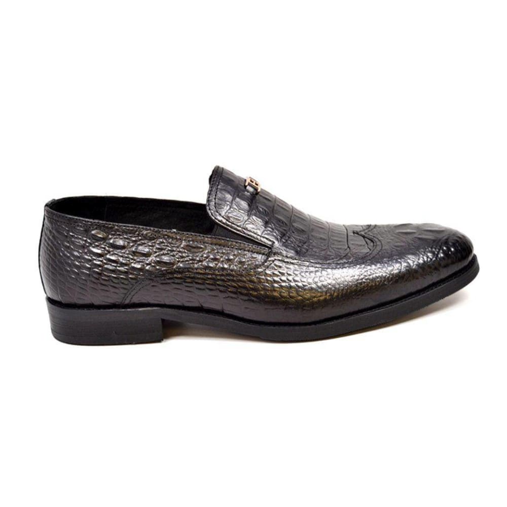 British Walkers Shiraz Croc Men's Crocodile Leather Loafers Shoes by British Walkers – Don't Panic Shoes