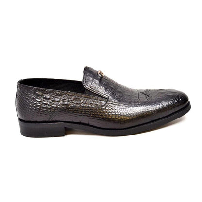 British Walkers Shiraz Croc Men's Crocodile Leather Loafers Shoes by British Walkers – Don't Panic Shoes
