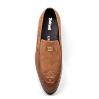Thumbnail for British Walkers Shiraz Croc Men’s Leather And Suede Shoes
