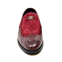 Thumbnail for British Walkers Shiraz Croc Men’s Leather And Suede Shoes