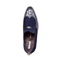 Thumbnail for British Walkers Shiraz Men’s Navy Blue Croc Loafers