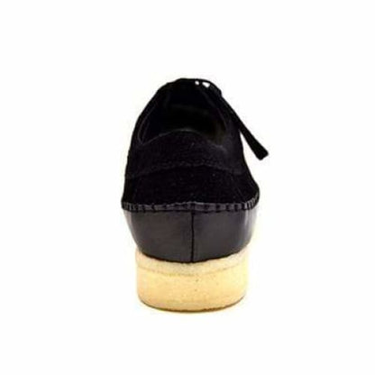 British Walkers Somerset Low Top Style Men's Black Suede Crepe Sole Shoes by British Walkers – Don't Panic Shoes