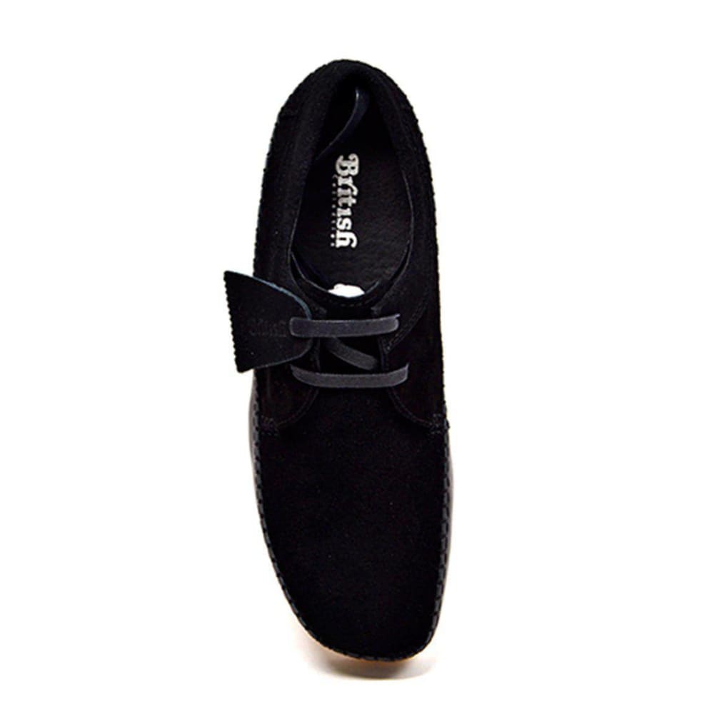 British Walkers Somerset Low Top Style Men's Suede Crepe Sole Shoes by British Walkers – Don't Panic Shoes