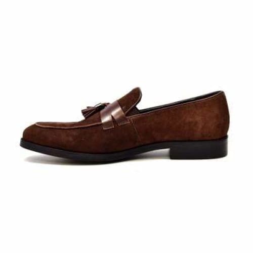 British Walkers Space Men’s Brown Leather Loafers