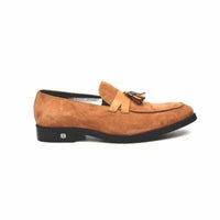 Thumbnail for British Walkers Space Men’s Cognac Leather Loafers