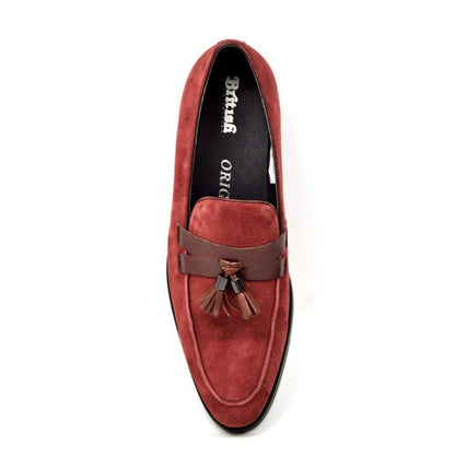 British Walkers Space Men's Elegant Suede Slip On Dress Shoes Shoes by British Walkers – Don't Panic Shoes