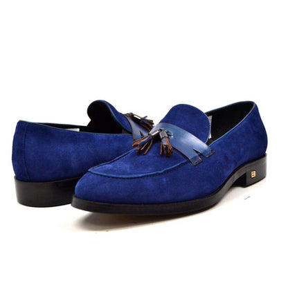 British Walkers Space Men's Elegant Suede Slip On Dress Shoes Shoes by British Walkers – Don't Panic Shoes