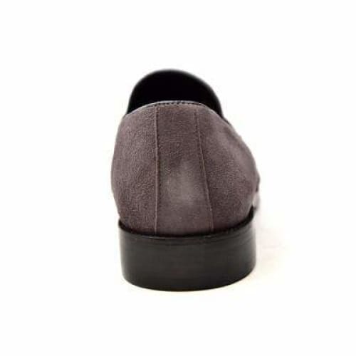British Walkers Space Men's Gray Suede And Leather Sophisticated Crepe Sole Loafers Shoes by British Walkers – Don't Panic Shoes
