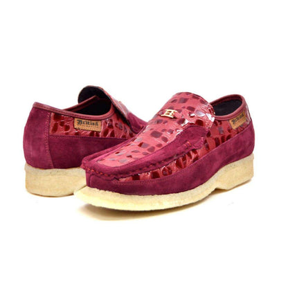 BritiSh Walkers Stone Pattern Men’s Suede Crepe Sole Slip - On Shoes – Handcrafted Textured Classic With Retro Urban Style Shoes by British Walkers – Don't Panic Shoes