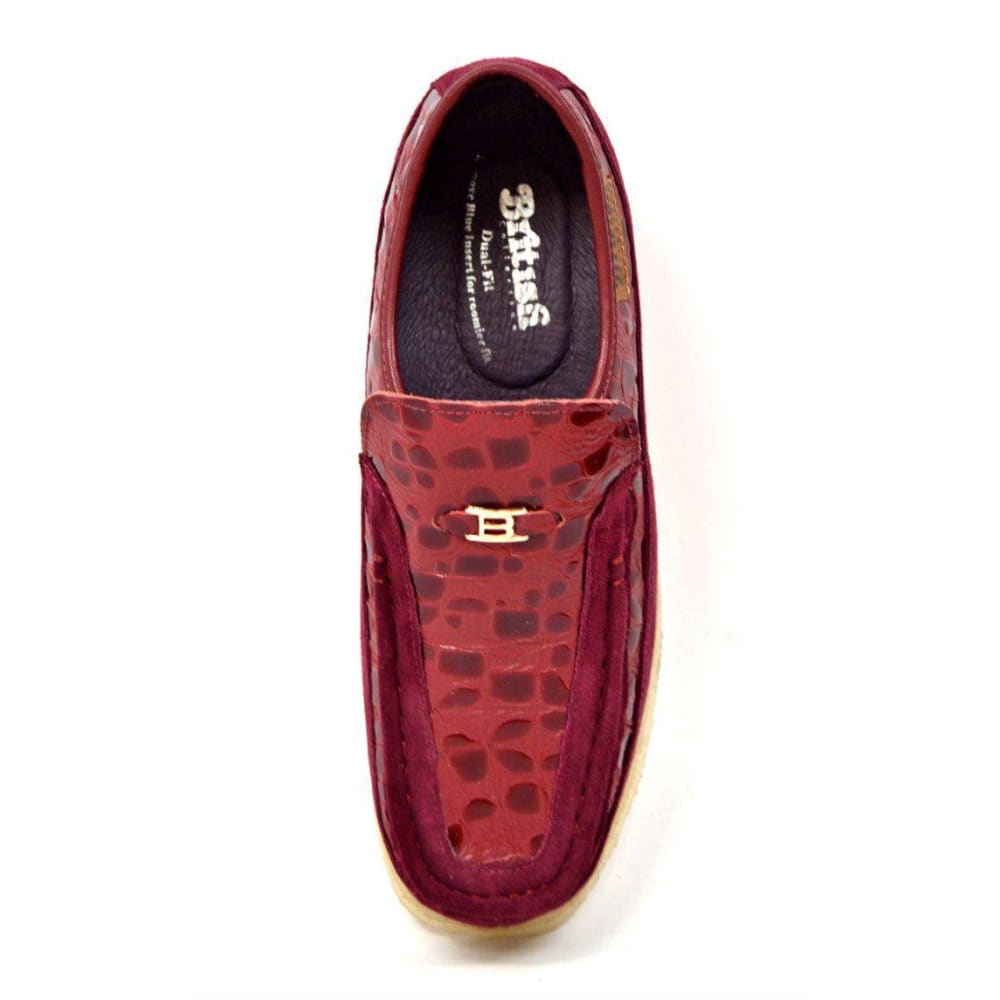 BritiSh Walkers Stone Pattern Men’s Suede Crepe Sole Slip - On Shoes – Handcrafted Textured Classic With Retro Urban Style Shoes by British Walkers – Don't Panic Shoes