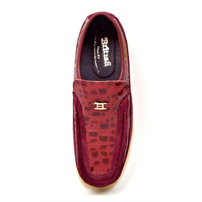 BritiSh Walkers Stone Pattern Men’s Suede Crepe Sole Slip - On Shoes – Handcrafted Textured Classic With Retro Urban Style Shoes by British Walkers – Don't Panic Shoes