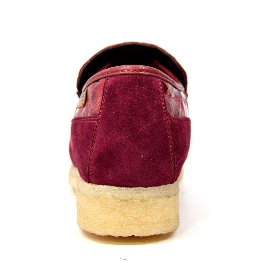 BritiSh Walkers Stone Pattern Men’s Suede Crepe Sole Slip - On Shoes – Handcrafted Textured Classic With Retro Urban Style Shoes by British Walkers – Don't Panic Shoes