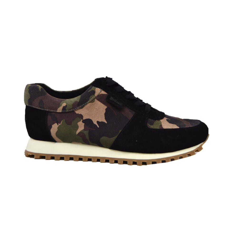 British Walkers Surrey Men's Black Camo Low Top Sneakers Shoes by British Walkers – Don't Panic Shoes