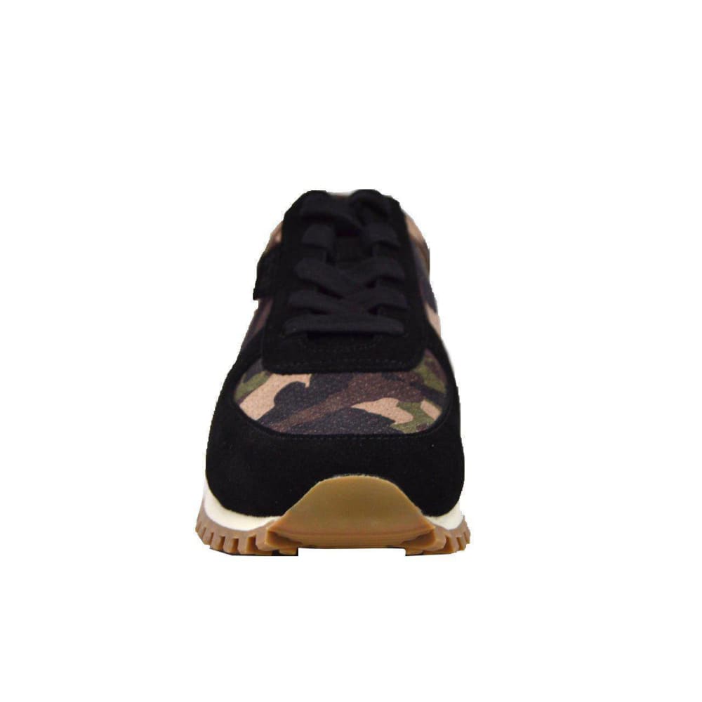 British Walkers Surrey Men's Black Camo Low Top Sneakers Shoes by British Walkers – Don't Panic Shoes