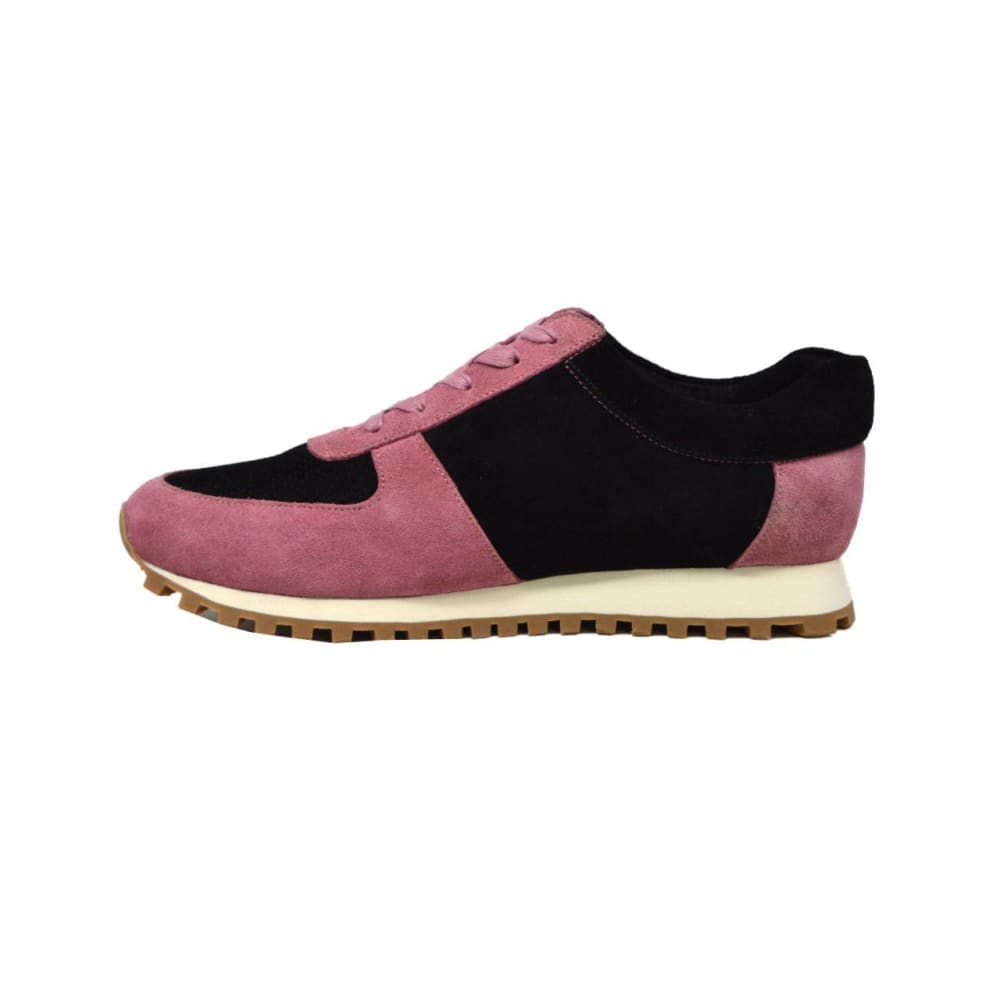 British Walkers Surrey Men's Pink And Black Low Top Sneakers Shoes by British Walkers – Don't Panic Shoes
