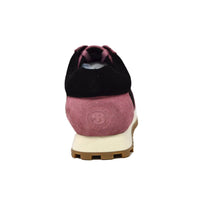 Thumbnail for British Walkers Surrey Men’s Pink And Black Suede Sneakers