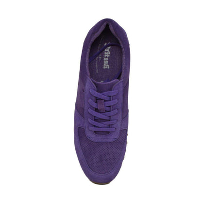 British Walkers Surrey Men's Purple Low Top Sneakers Shoes by British Walkers – Don't Panic Shoes
