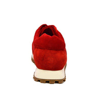 Thumbnail for British Walkers Surrey Men’s Red Suede Casual Sneakers