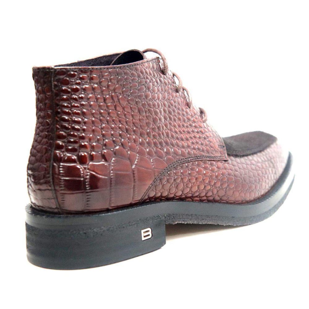 British Walkers Unique Men's Leather And Pony Skin High Top Boots Shoes by British Walkers – Don't Panic Shoes