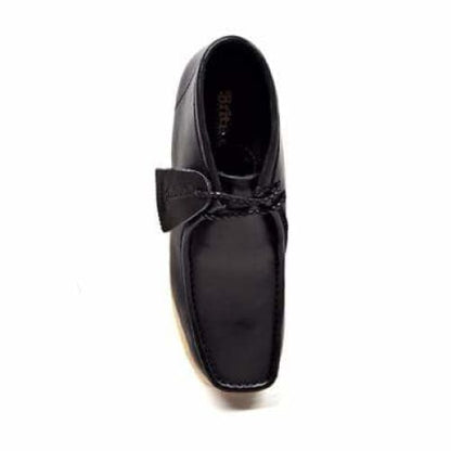 BritiSh Walkers Walker 100 – Black Leather Men’s Chukka Boot | Timeless Full - Leather Craft With Classic British Style Shoes by British Walkers – Don't Panic Shoes