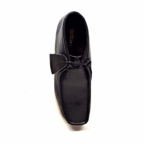 BritiSh Walkers Walker 100 – Black Leather Men’s Chukka Boot | Timeless Full - Leather Craft With Classic British Style Shoes by British Walkers – Don't Panic Shoes