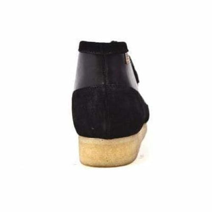 BritiSh Walkers Walker 100 – Black Leather & Suede Men’s Chukka Boot | Strong Two - Texture Craft With Modern British Luxe Style Shoes by British Walkers – Don't Panic Shoes