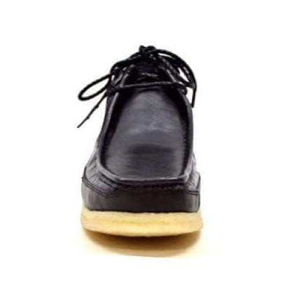 BritiSh Walkers Walker 100 – Black Ostrich Leather Men’s Chukka Boot | Exotic Premium Craft With Refined Power Style Shoes by British Walkers – Don't Panic Shoes