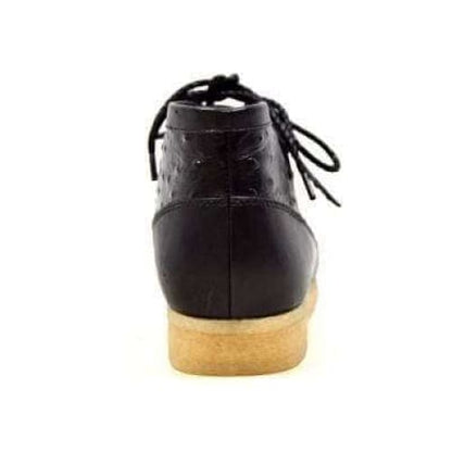 BritiSh Walkers Walker 100 – Black Ostrich Leather Men’s Chukka Boot | Exotic Premium Craft With Refined Power Style Shoes by British Walkers – Don't Panic Shoes