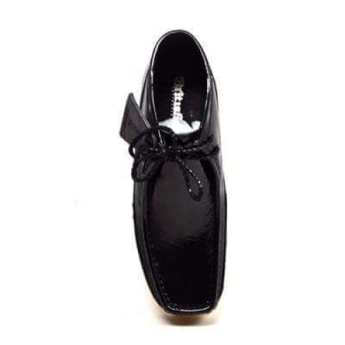 BritiSh Walkers Walker 100 – Black Patent Leather Men’s Chukka Boot | High - Gloss Craft With Modern British Prestige Shoes by British Walkers – Don't Panic Shoes