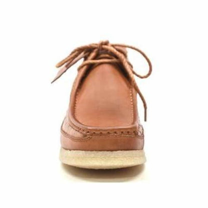 BritiSh Walkers Walker 100 – Cognac Ostrich Leather Men’s Chukka Boot | Exotic Craft With Heritage Prestige Style Shoes by British Walkers – Don't Panic Shoes