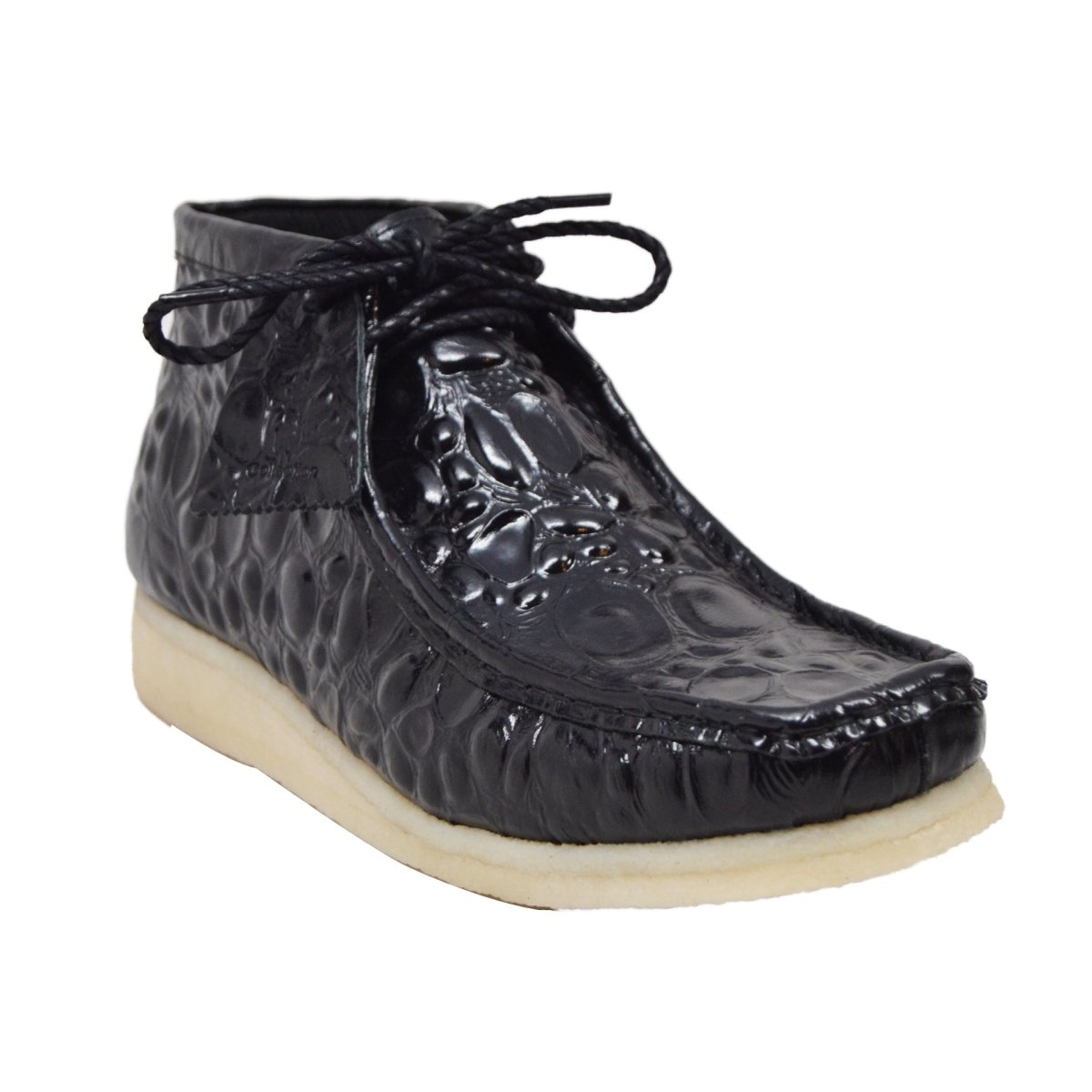 BritiSh Walkers Walker 100 Croc Men’s Crocodile Leather Chukka Boots – Handcrafted Limited Edition Icon Of Exotic British Luxury Lace Up by British Walkers – Don't Panic Shoes