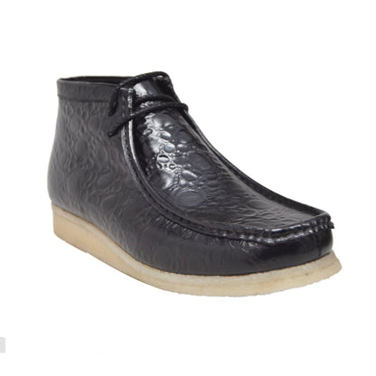 BritiSh Walkers Walker 100 Croc Men’s Crocodile Leather Chukka Boots – Handcrafted Limited Edition Icon Of Exotic British Luxury Lace Up by British Walkers – Don't Panic Shoes