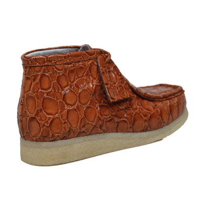 BritiSh Walkers Walker 100 Croc Men’s Crocodile Leather Chukka Boots – Handcrafted Limited Edition Icon Of Exotic British Luxury Lace Up by British Walkers – Don't Panic Shoes