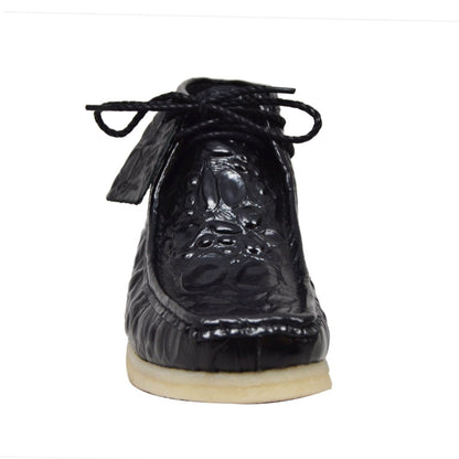 BritiSh Walkers Walker 100 Croc Men’s Crocodile Leather Chukka Boots – Handcrafted Limited Edition Icon Of Exotic British Luxury Lace Up by British Walkers – Don't Panic Shoes