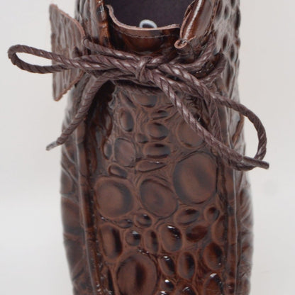 BritiSh Walkers Walker 100 Croc Men’s Crocodile Leather Chukka Boots – Handcrafted Limited Edition Icon Of Exotic British Luxury Lace Up by British Walkers – Don't Panic Shoes