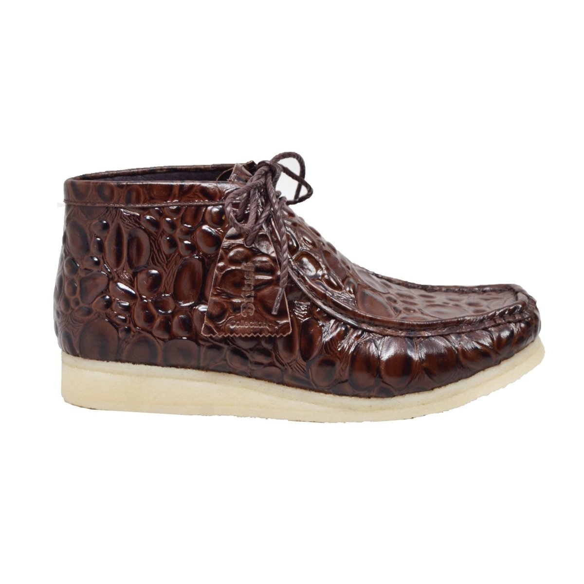 BritiSh Walkers Walker 100 Croc Men’s Crocodile Leather Chukka Boots – Handcrafted Limited Edition Icon Of Exotic British Luxury Lace Up by British Walkers – Don't Panic Shoes
