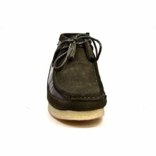 BritiSh Walkers Walker 100 – Dark Green Leather & Suede Men’s Chukka Boot | Deep - Tone Two - Texture Craft With Refined British Power Shoes by British Walkers – Don't Panic Shoes