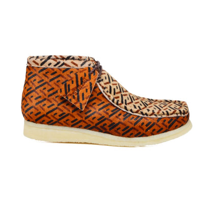 BritiSh Walkers Walker 100 Fur Men’s Special Edition Leather & Fur Chukka Boots – Handcrafted Winter Luxury With Bold Vintage Elegance Shoes by British Walkers – Don't Panic Shoes