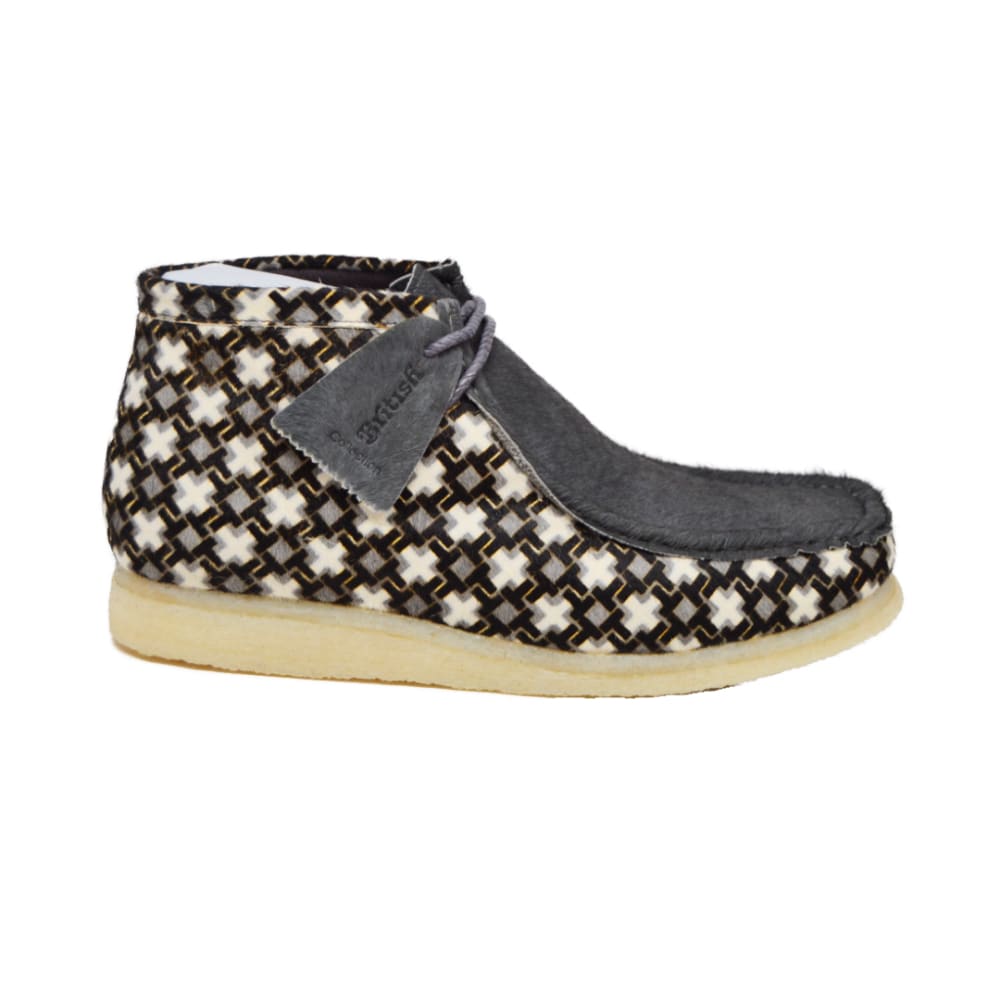 BritiSh Walkers Walker 100 Fur Men’s Special Edition Leather & Fur Chukka Boots – Handcrafted Winter Luxury With Bold Vintage Elegance Shoes by British Walkers – Don't Panic Shoes