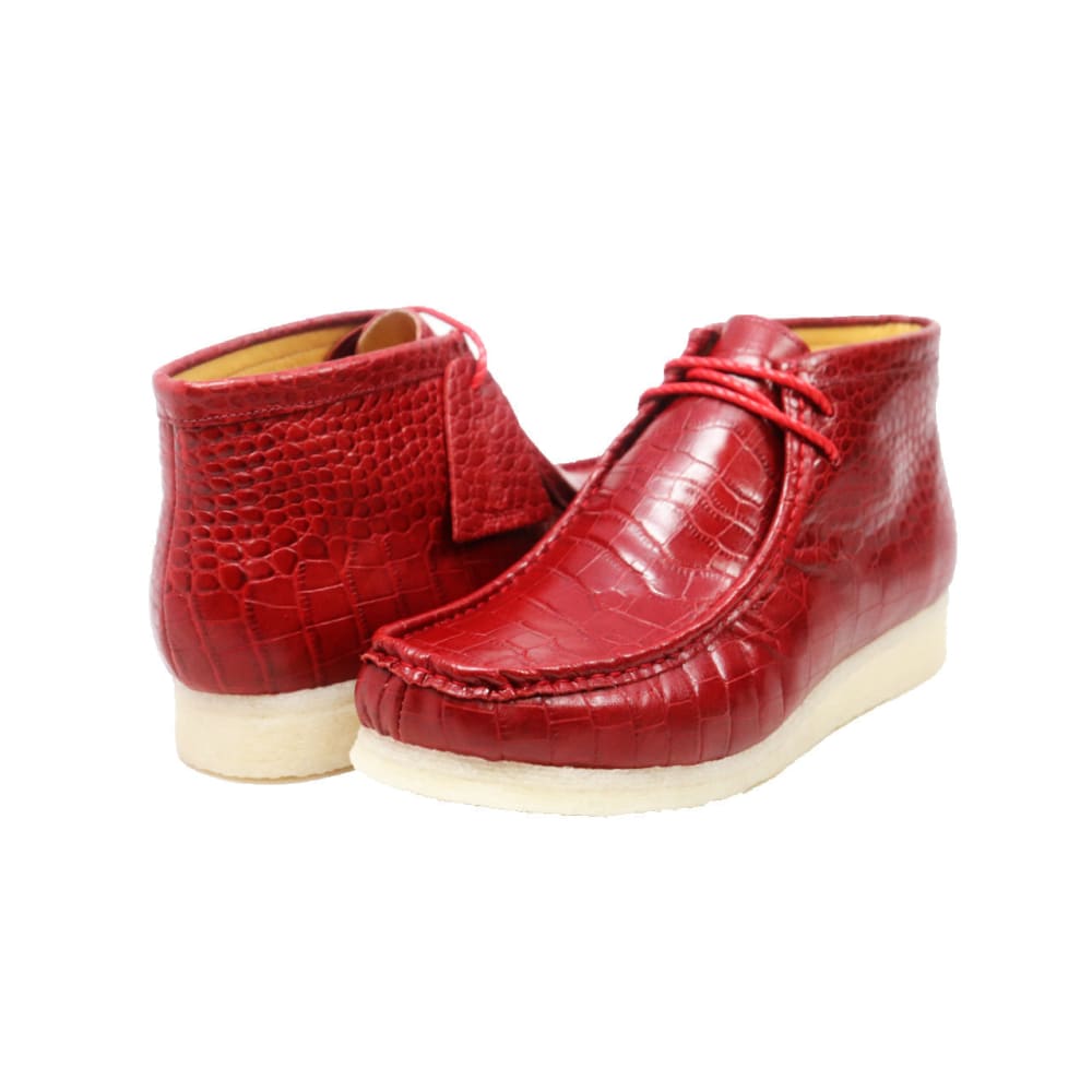 BritiSh Walkers Walker 100 – Gator Leather Men’s Chukka Boot | Handcrafted Exotic Texture With Bold Premium Style Shoes by British Walkers – Don't Panic Shoes