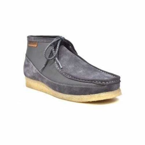 BritiSh Walkers Walker 100 – Gray Leather & Suede Men’s Chukka Boot | Modern Minimal Craft With Precise British Style Shoes by British Walkers – Don't Panic Shoes