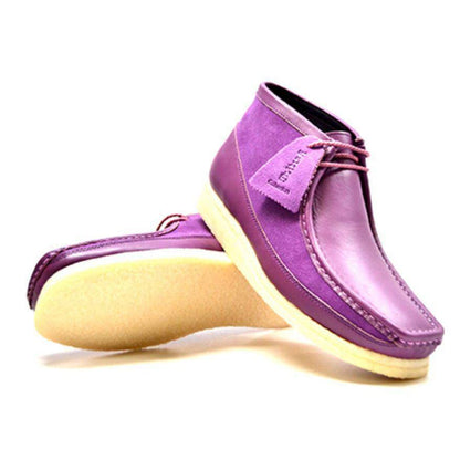 BritiSh Walkers Walker 100 – Leather & Suede Men’s Limited Edition High - Top Chukka Boot | Premium Mixed - Material Craft With Heritage Street Edge Shoes by British Walkers – Don't Panic Shoes