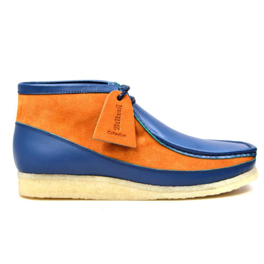 BritiSh Walkers Walker 100 – Leather & Suede Men’s Limited Edition High - Top Chukka Boot | Premium Mixed - Material Craft With Heritage Street Edge Shoes by British Walkers – Don't Panic Shoes