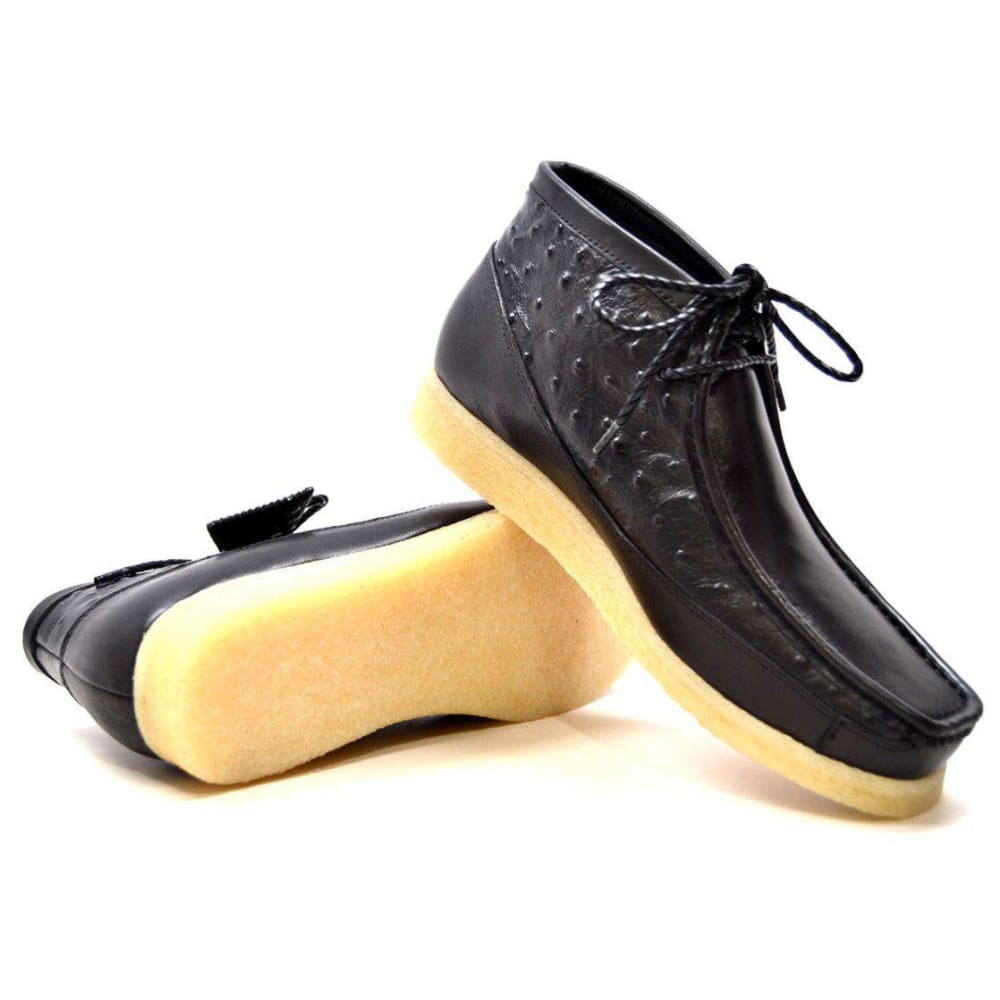 British Walkers Walker 100 Limited Edition Men's Ostrich Leather Chukka Boots Shoes by British Walkers – Don't Panic Shoes