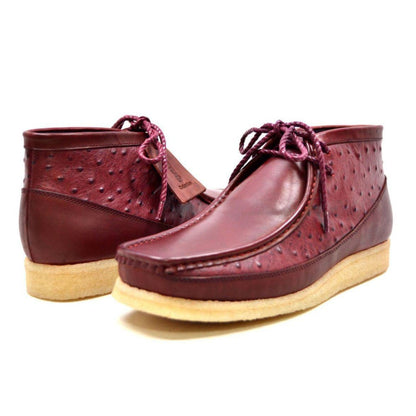 British Walkers Walker 100 Limited Edition Men's Ostrich Leather Chukka Boots Shoes by British Walkers – Don't Panic Shoes