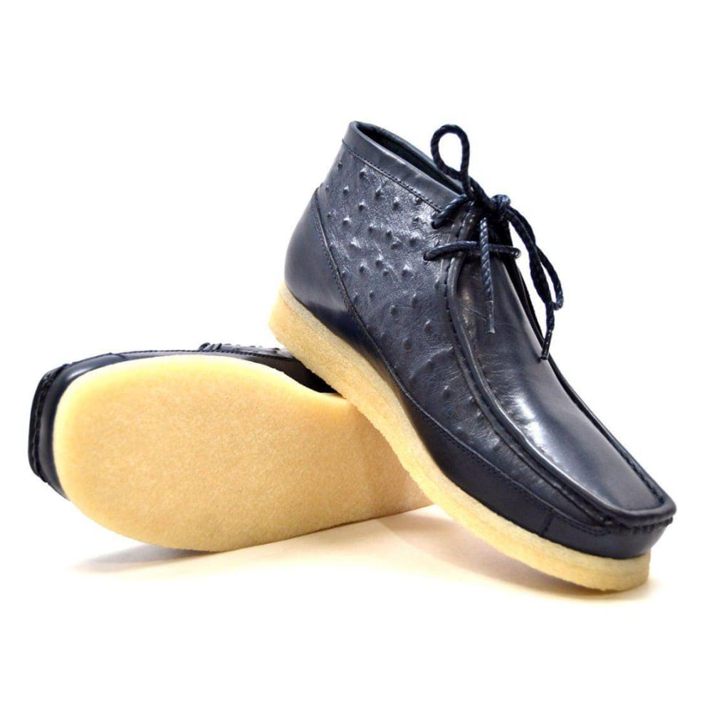 British Walkers Walker 100 Limited Edition Men's Ostrich Leather Chukka Boots Shoes by British Walkers – Don't Panic Shoes